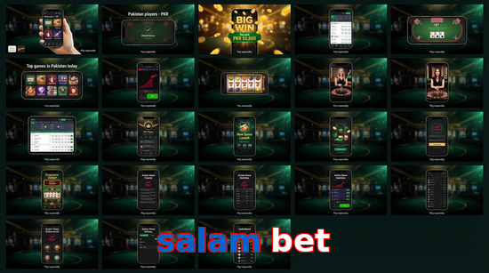 Main screen of Salam Bet bet page for PK players