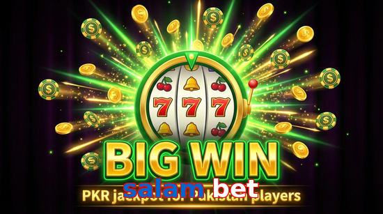 Big win animation on Salam Bet slot game